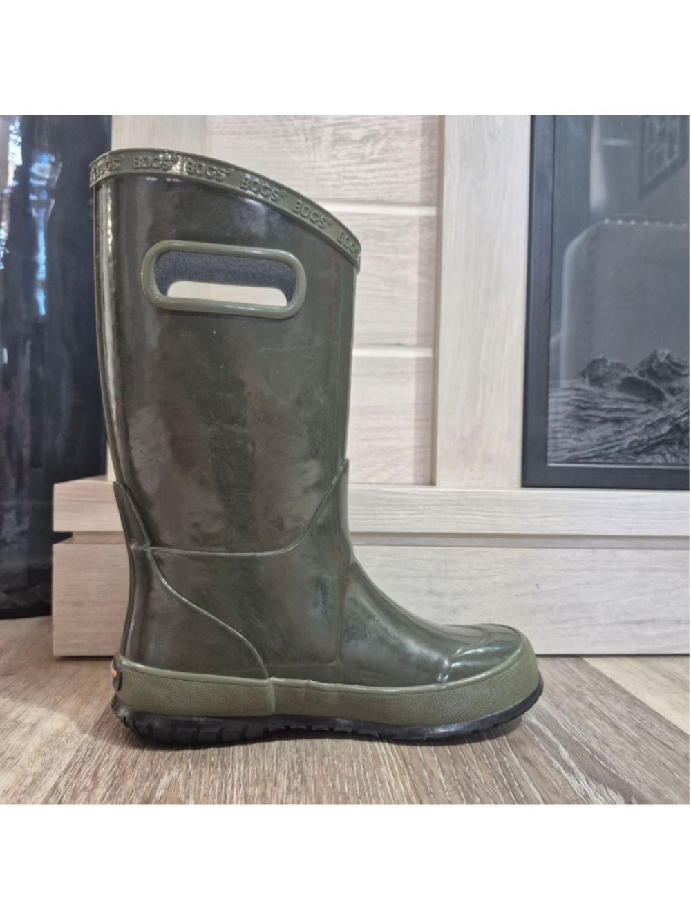 BOGS Rain Boots Green  Size 1